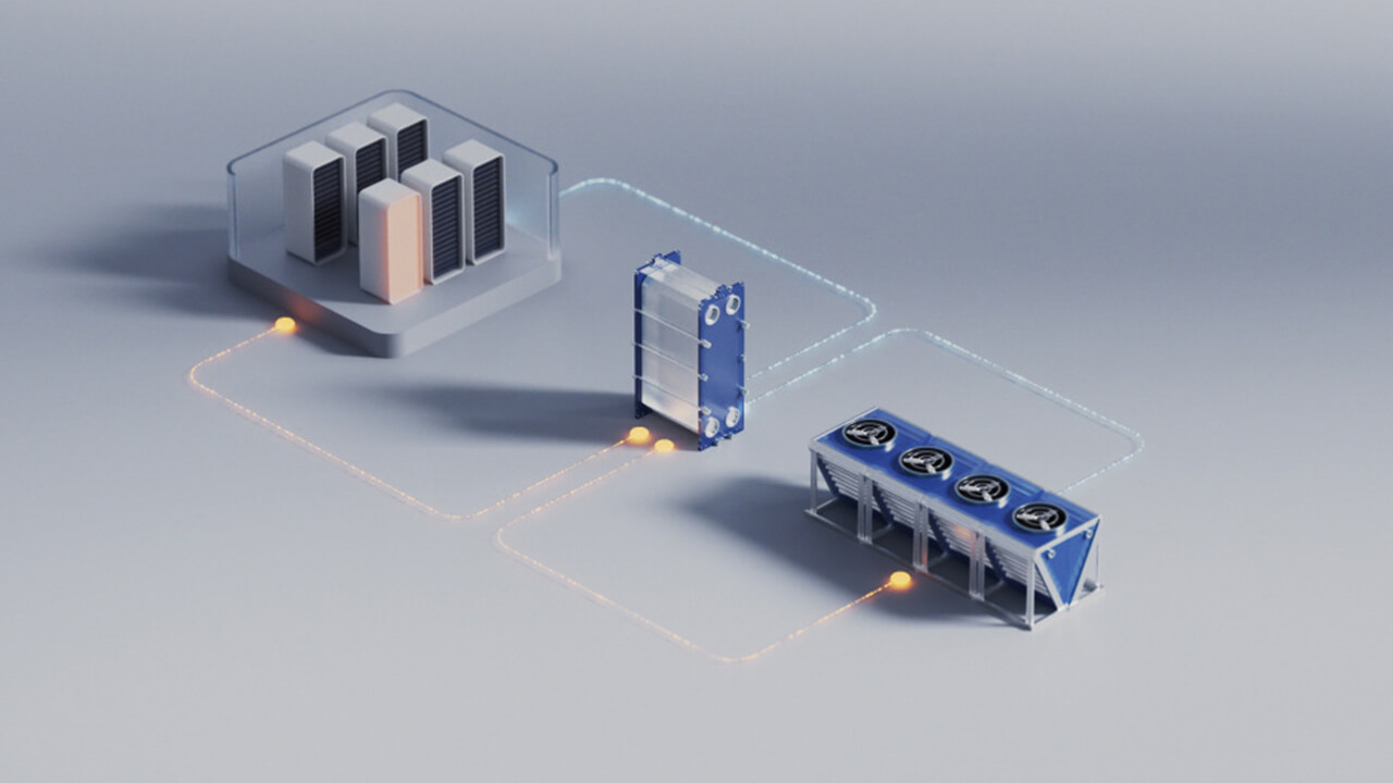 Air cooling solution using Alfa Laval heat exchangers