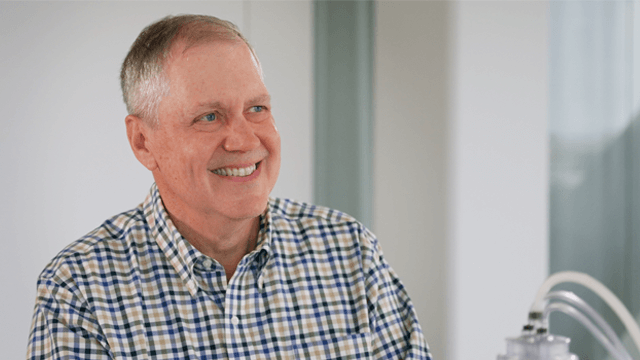 Cell harvesting specialist, Doug Osman