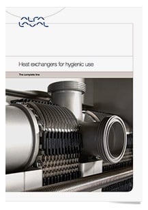Alfa Laval brochures with hygienic equipment